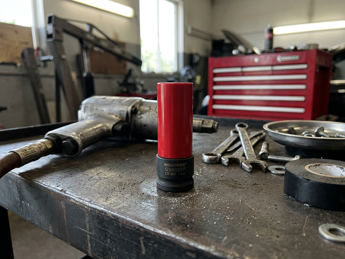 Hlavice na bezpečnostní šrouby kol 1/2" 17 mm, krytka na ALU, pro Mercedes-Benz - QUATROS