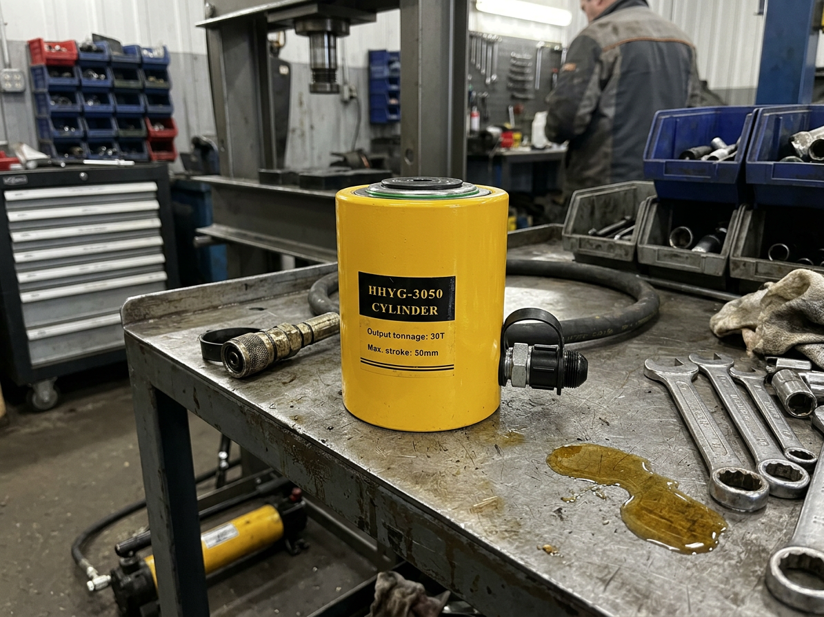 Hydraulický válec jednočinný univerzální, nosnost 30 tun - HHYG-3050