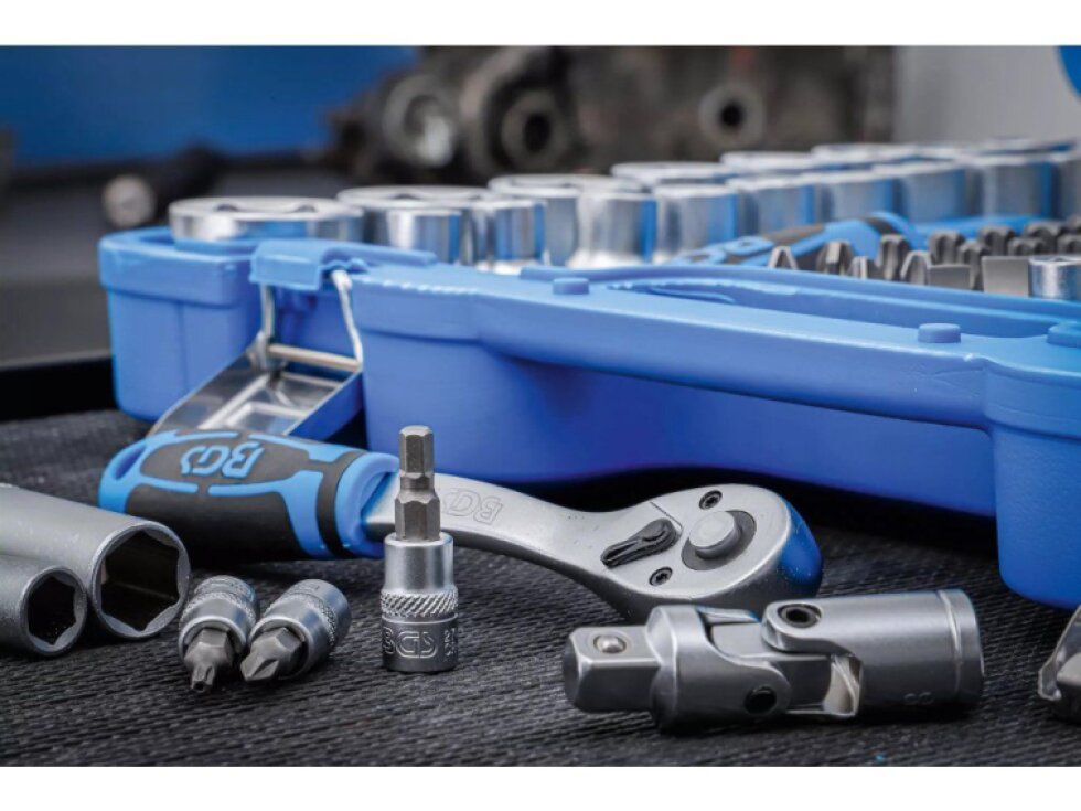 Gola sada 1/4", 3/8", 1/2", šestihranné hlavice Pro Torque, palcové, 192 ks - BGS 2245