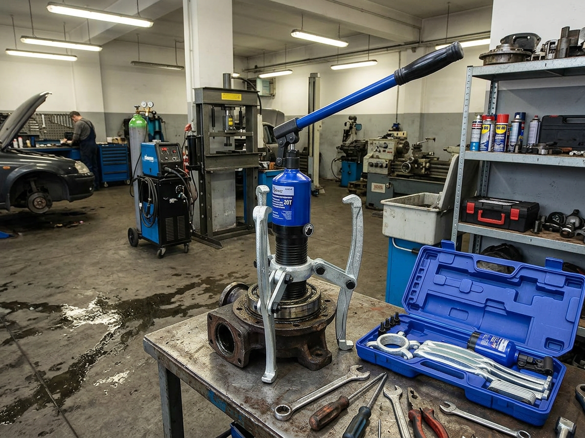 Dvou a tříramenný hydraulický stahovák, síla 20 tun
