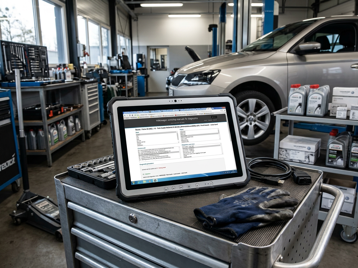 VIS - online databáze diagnostických postupů pro koncern VW