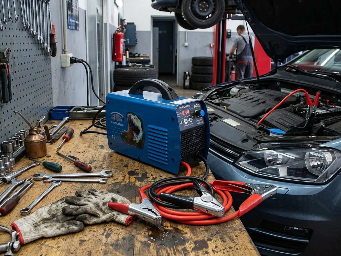 Nabíječka autobaterií - startovací zdroj, 12V a 24V, 80 A, 25 - 800 Ah - SATRA