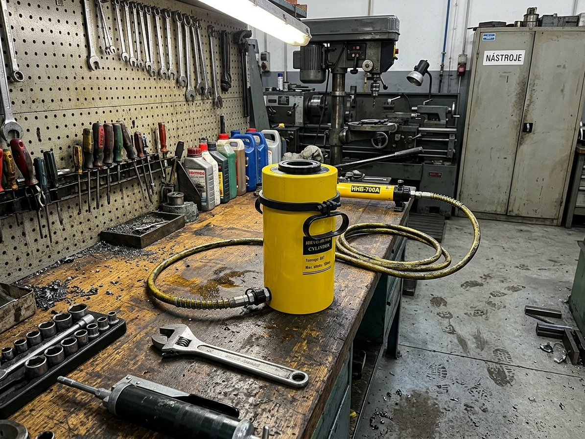 Hydraulický válec s dutým pístem, nosnost 60 tun - HHYG-60100K