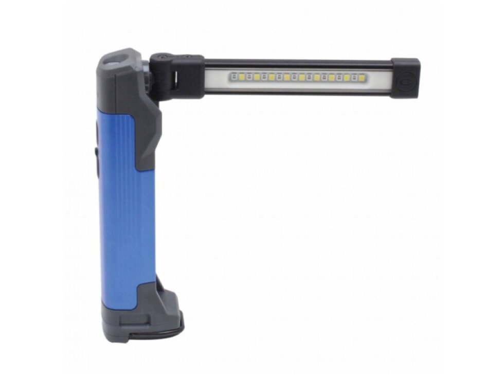 Dílenská montážní svítilna, COB LED, 400 lm, skládací, nabíjecí, s magnetem - ASTA