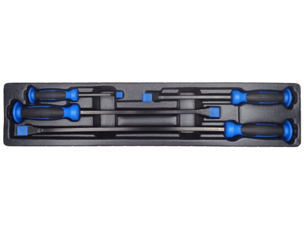 Montážní páky úderové, nástroje pro páčení a údery, sada 4 kusů 20-60 cm - QUATROS QS14249