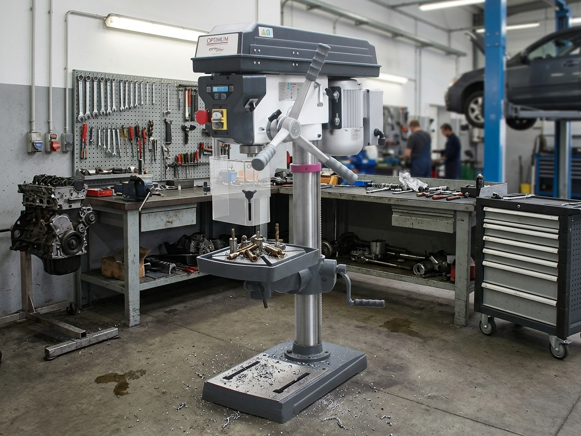 Stojanová vrtačka OPTIdrill D 23 Pro, 400 V, vrtání vlevo-vpravo