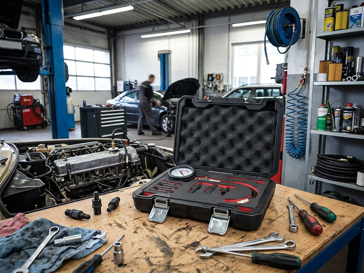 Kompresiometr pro zážehové / benzinové motory - QUATROS QS30184