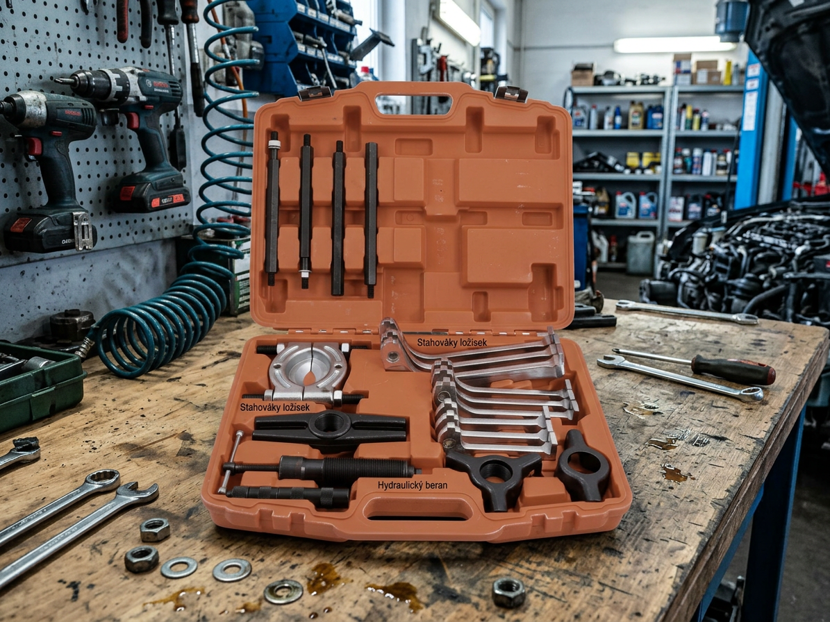 Hydraulický stahovák, maximální tlak 10t - QUATROS QS11050