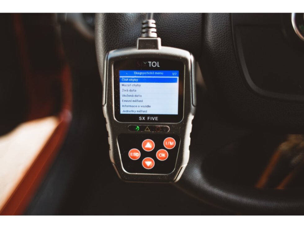 Autodiagnostika SX FIVE univerzální OBDII, čeština a slovenština - SIXTOL
