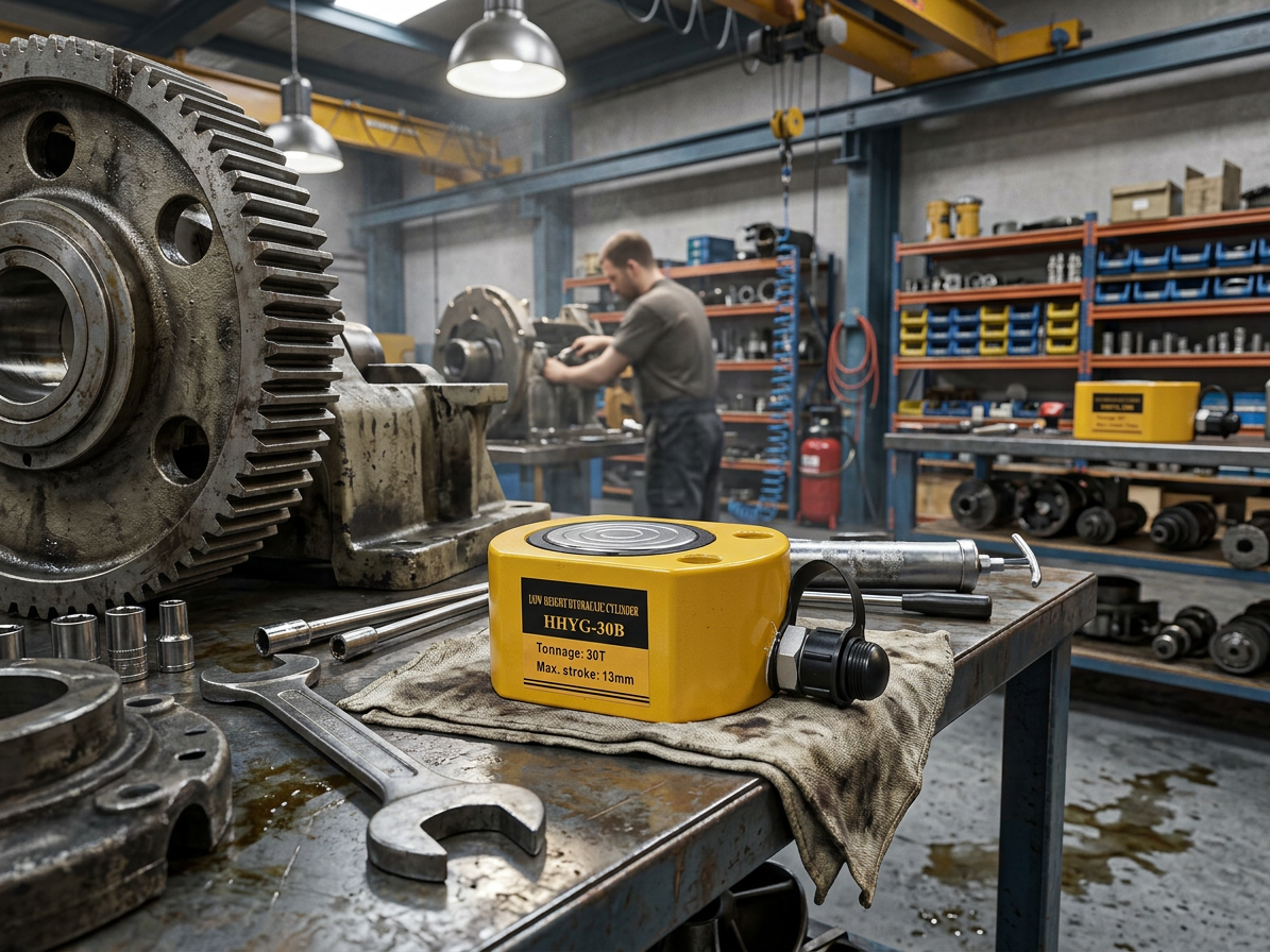 Hydraulický válec nízký, nosnost 30 tun - HHYG-30B