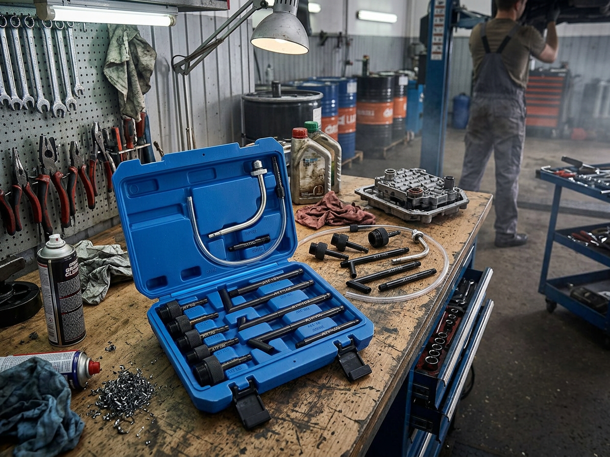 Adaptéry ATF pro plnění oleje do automatických převodovek, 13 ks,DSG,CVT - QUATROS QS60774