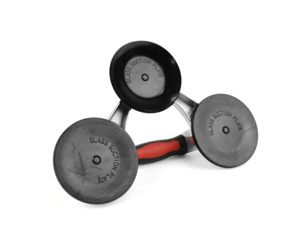 Přísavka na přenášení skla 3x125 mm, 190 kg - GEKO T01252