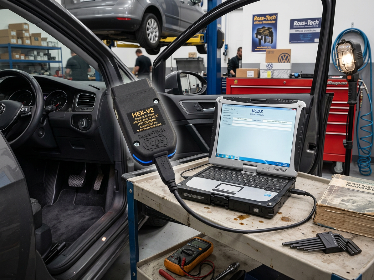 Diagnostika VAG-COM VCDS Standard 3 VIN, HEX V2 USB kabel, pro koncern VW