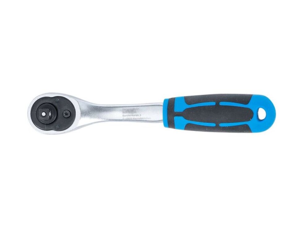 Ráčna vyhnutá 1/4" s přepínací páčkou, 90 zubů - BGS 630