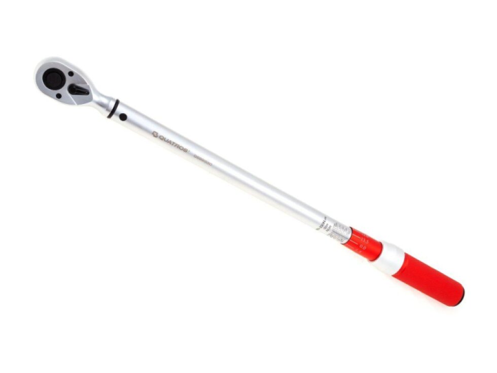 Momentový klíč 1/2" 60-330 Nm, zvýšená přesnost 3 %, s certifikátem - QUATROS QS59330