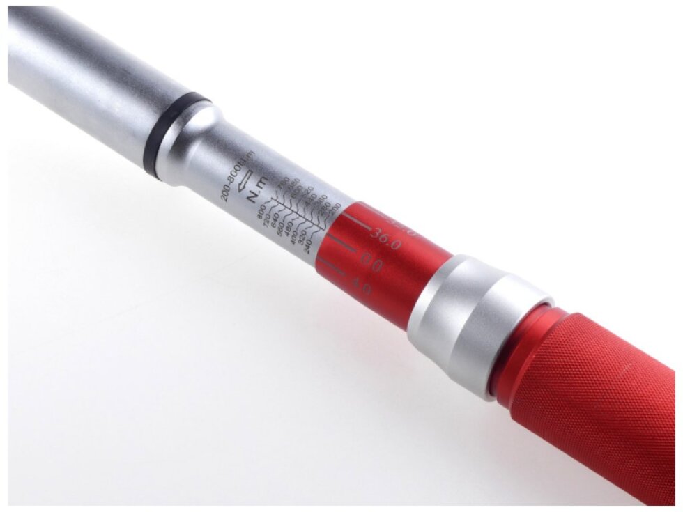 Momentový klíč 3/4" 200-800 Nm, zvýšená přesnost 3 %, s certifikátem - QUATROS QS59800