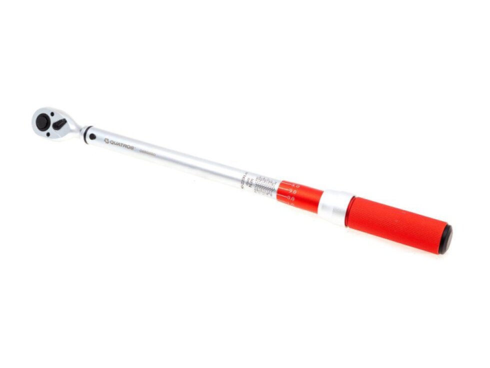 Momentový klíč 1/2" 40-220 Nm, zvýšená přesnost 3 %, s certifikátem - QUATROS QS59220