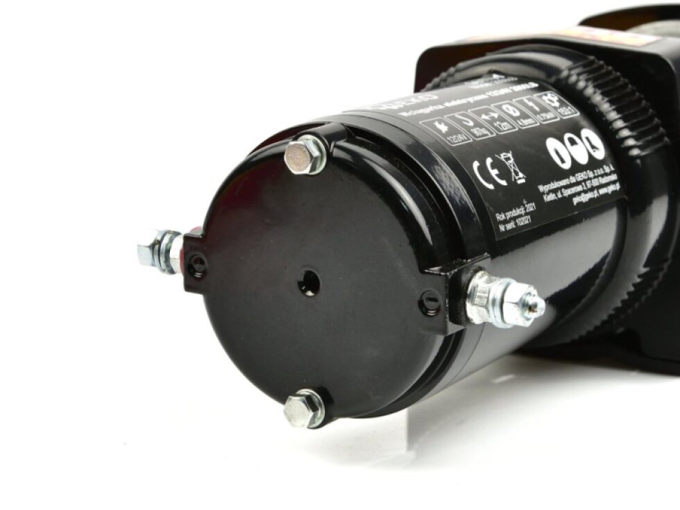 Elektrický lanový naviják 750 W/12 V, max. zatížení 907 kg, pro čtyřkolky - GEKO