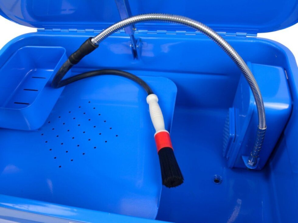 Mycí stůl pro čištění dílů s elektrickým čerpadlem a štetcem 80L