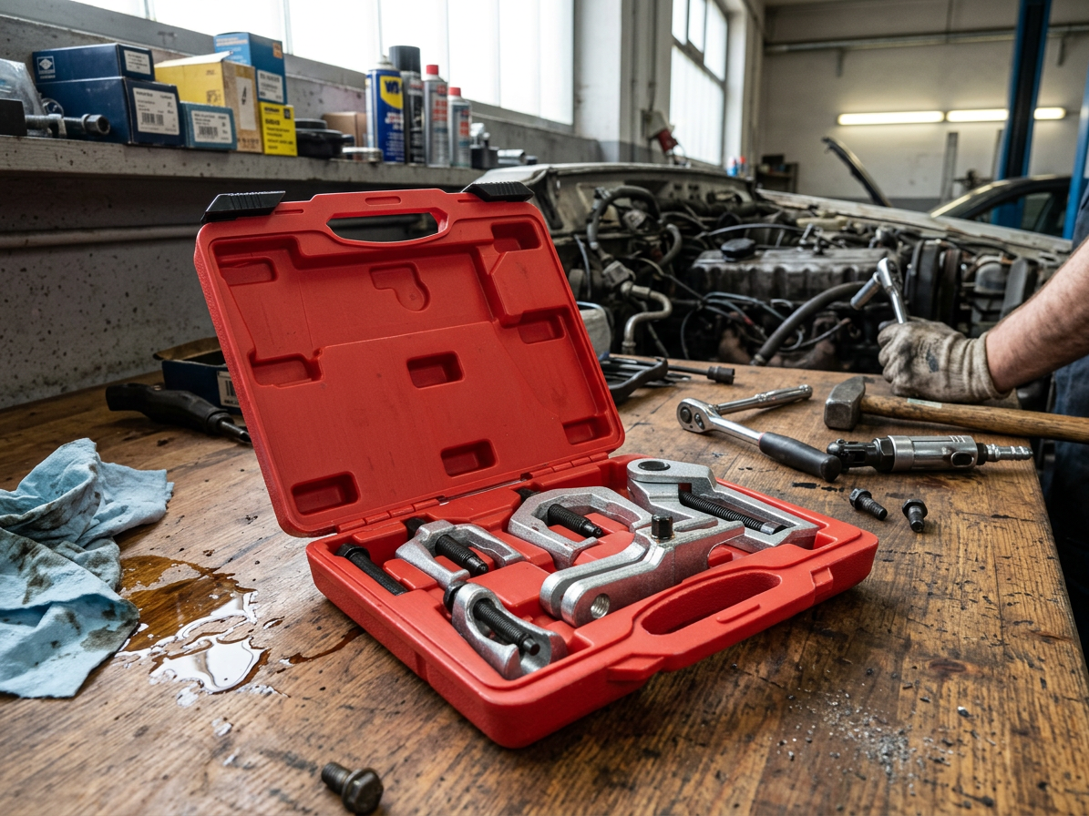 Sada stahováků kulových čepů a řídících tyčí MECHANIC PULLER SET, 6 ks - SIXTOL