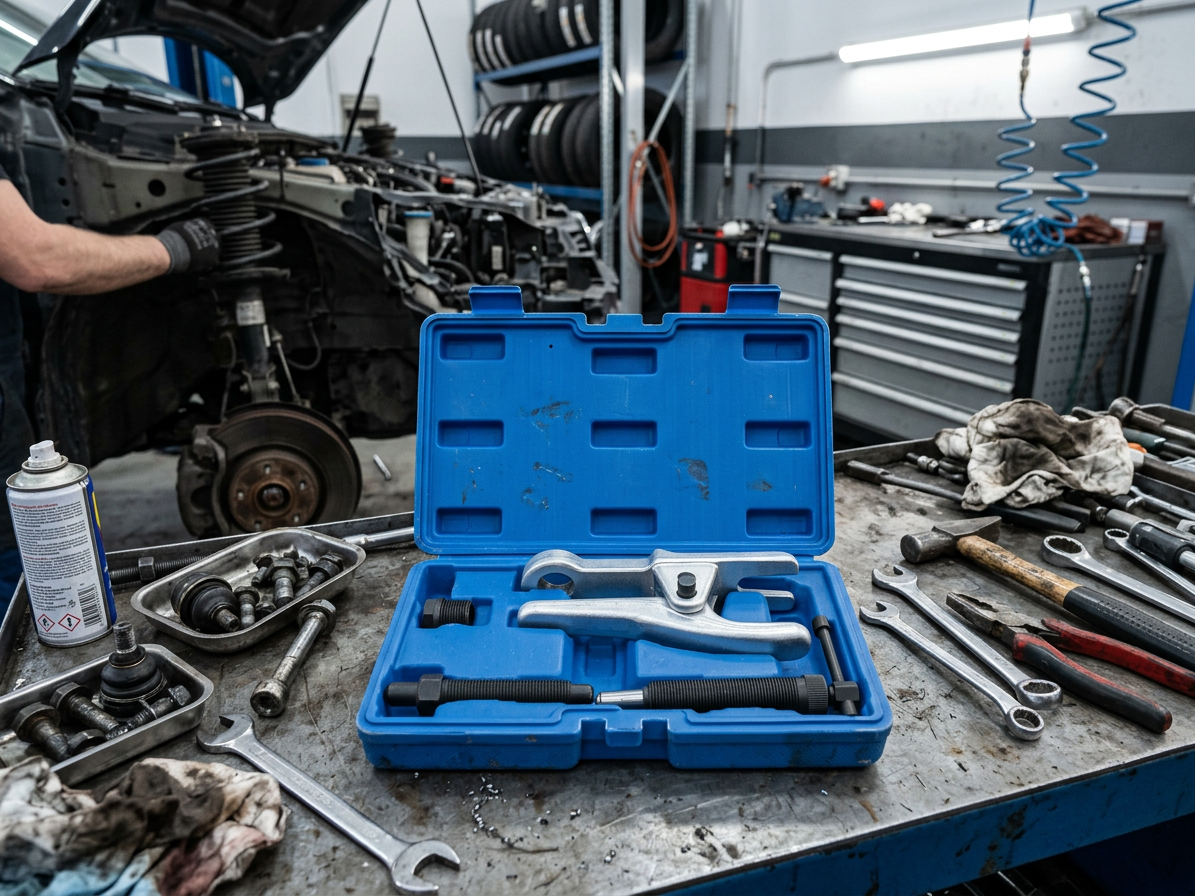 Hydraulický stahovák kulových čepů 1.5 tuny, dvoustupňová regulace - QUATROS QS12216