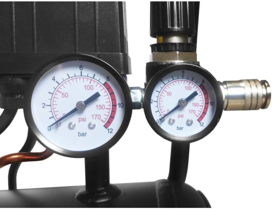 Tichý bezolejový kompresor 1,5 kW, 2,0 HP, 24 l - TUSON 130069