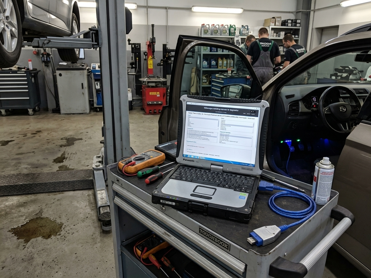 VIS - online databáze diagnostických postupů pro koncern VW