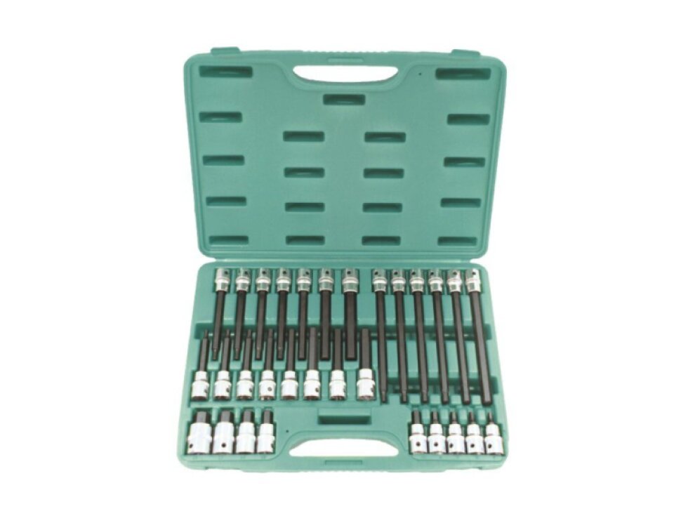 Sada zástrčných hlavic 1/2" Imbus, 30 ks - JONNESWAY S09H4930S