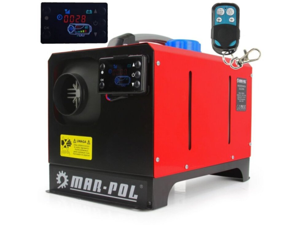 Naftové nezávislé topení 8kW, 230V/12V MAR-POL