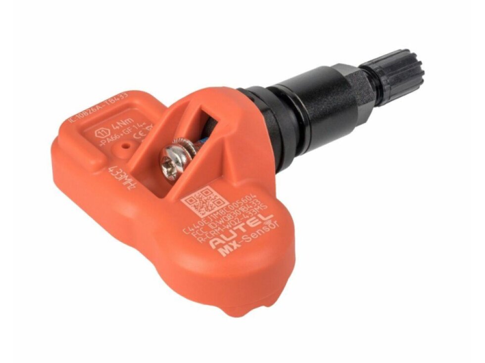 TPMS senzor s ALU ventilem, 433 MHz, programovatelný, černý