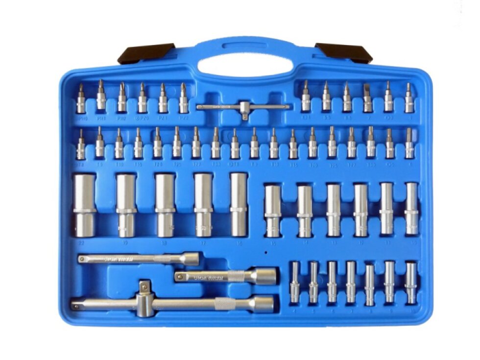 Gola sada s nářadím 1/4”, 3/8” a 1/2”, 171 dílů - QUATROS QS50171