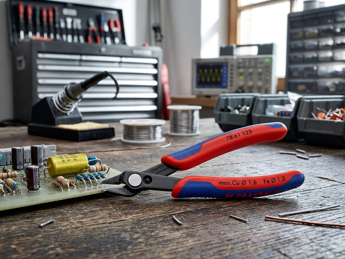 Precizní štípací boční kleště pro elektroniku a jemnou mechaniku, 125mm - KNIPEX 78 61 125