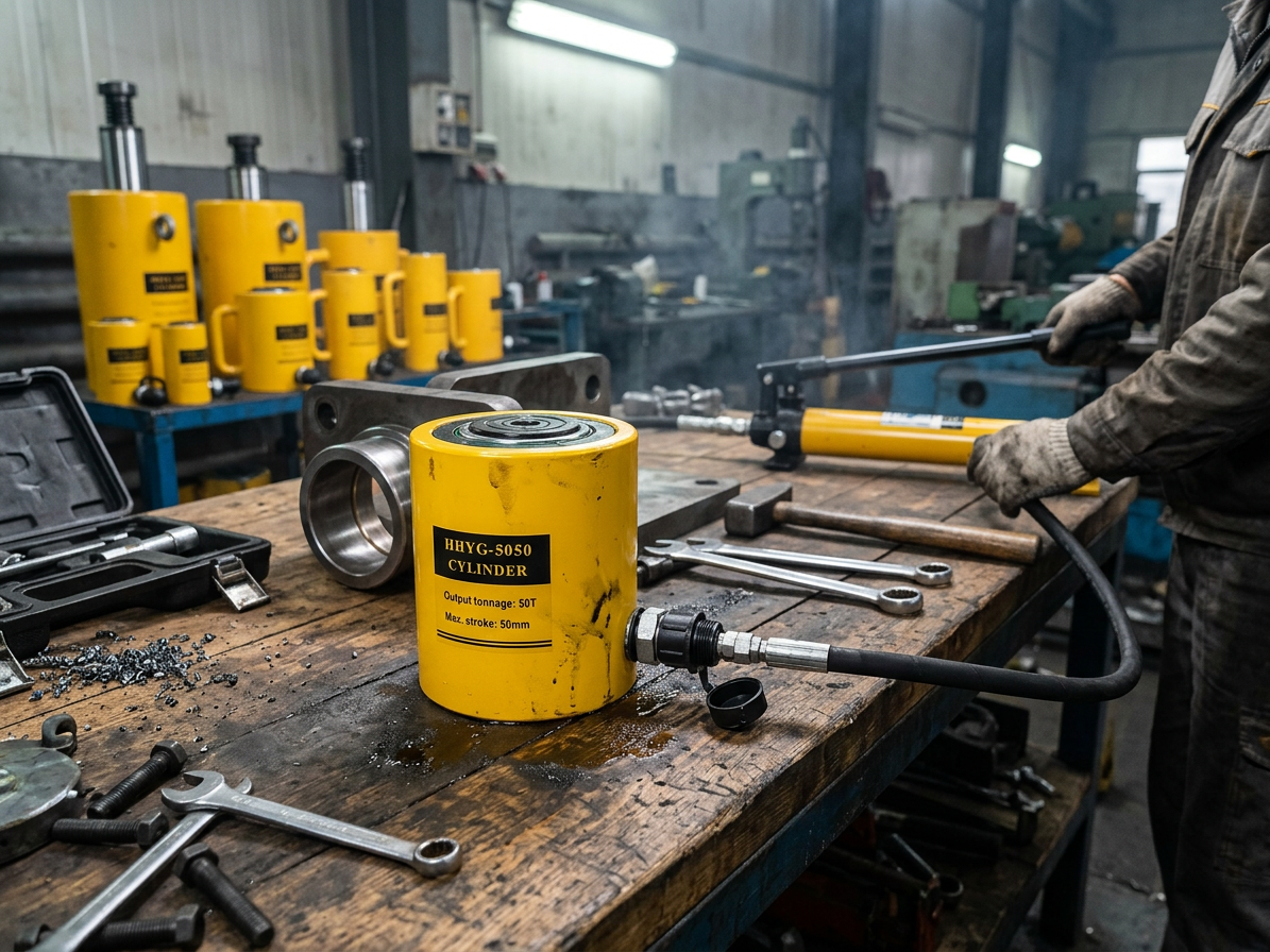 Hydraulický válec jednočinný univerzální, nosnost 50 tun - Genborx HHYG-5050