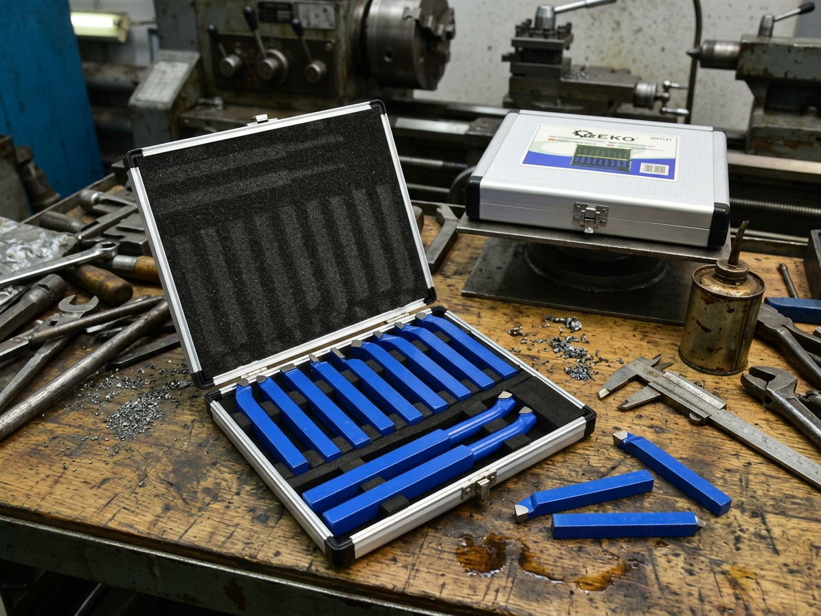 Soustružnické nože 10x10 mm, sada 11 ks