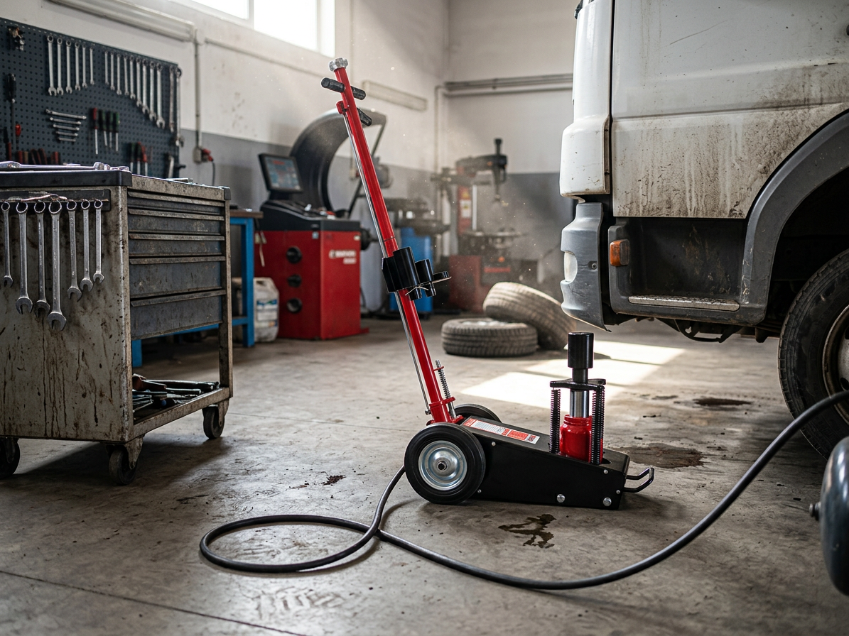 Pojízdný pneumatický hydraulický zvedák 22t MAR-POL