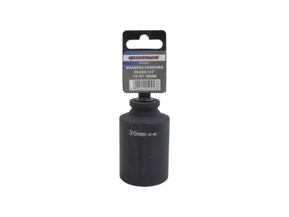 Nástrčná hlavice 1/2", 12hranná 36 mm, na poloosy VW, Škoda - QUATROS QS54363