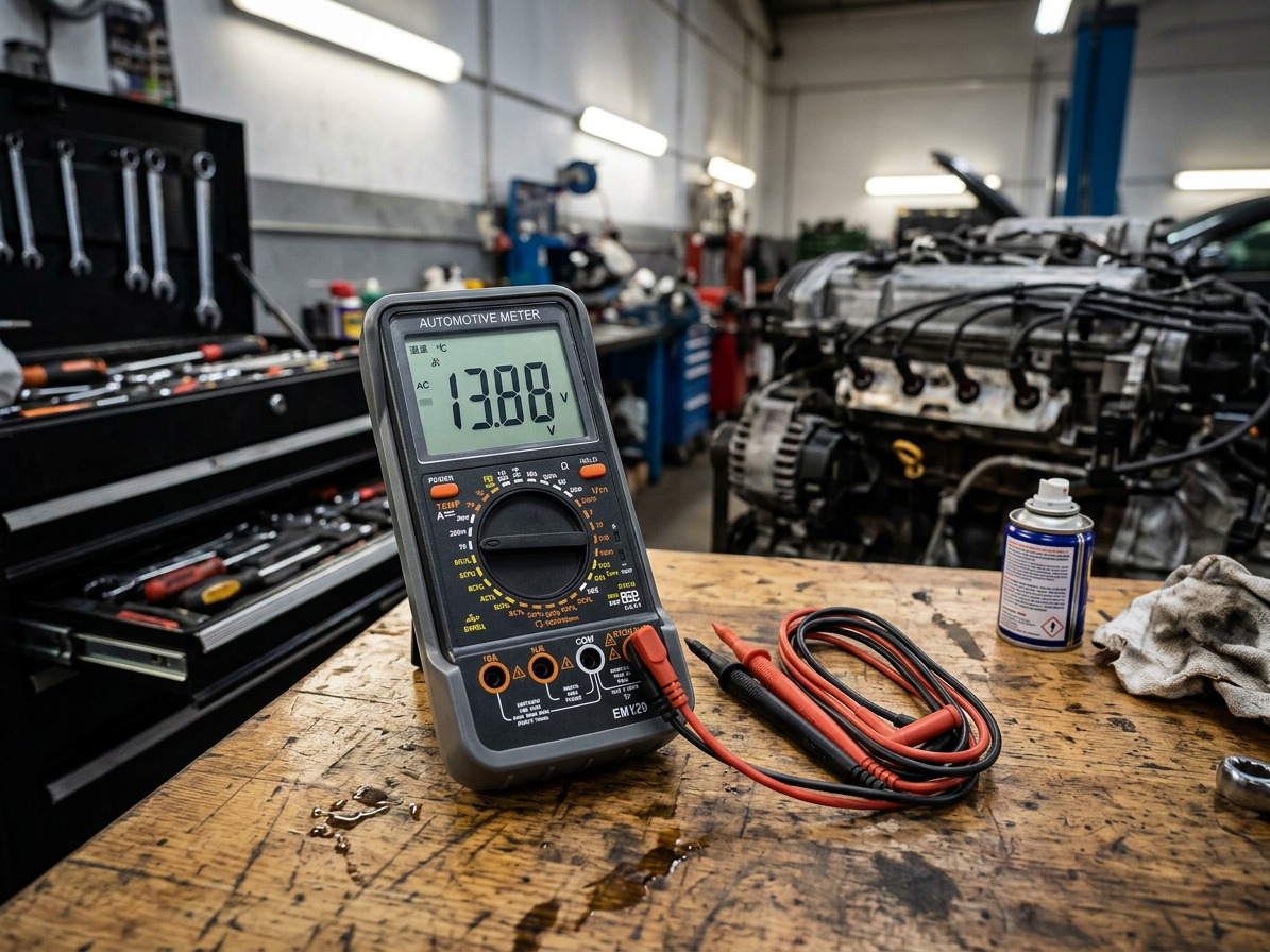Příruční minimotortester / multimetr Automotive Meter - QUATROS QS34606A