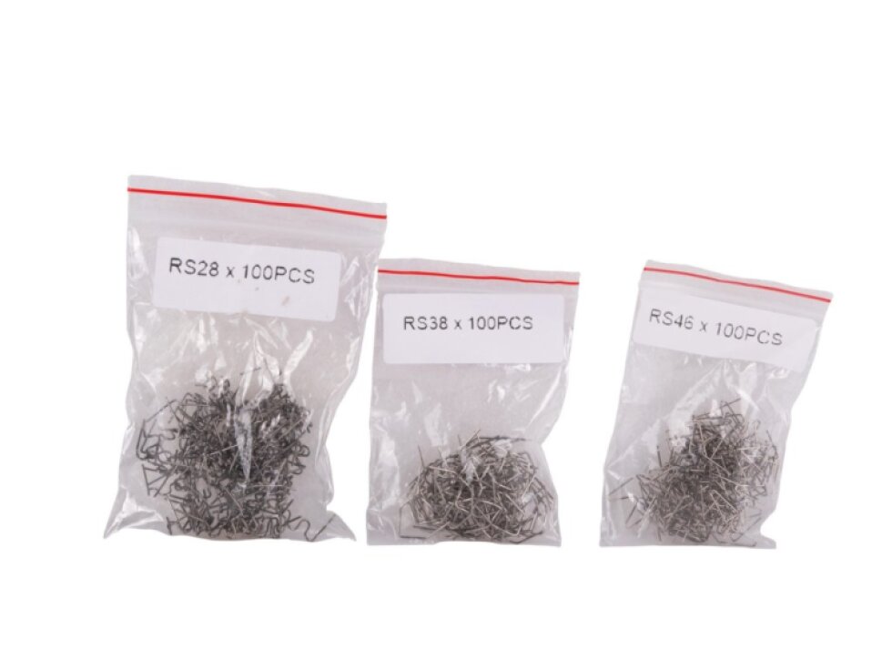 Svorky na opravu plastu RS16-RS46, sada 600 ks