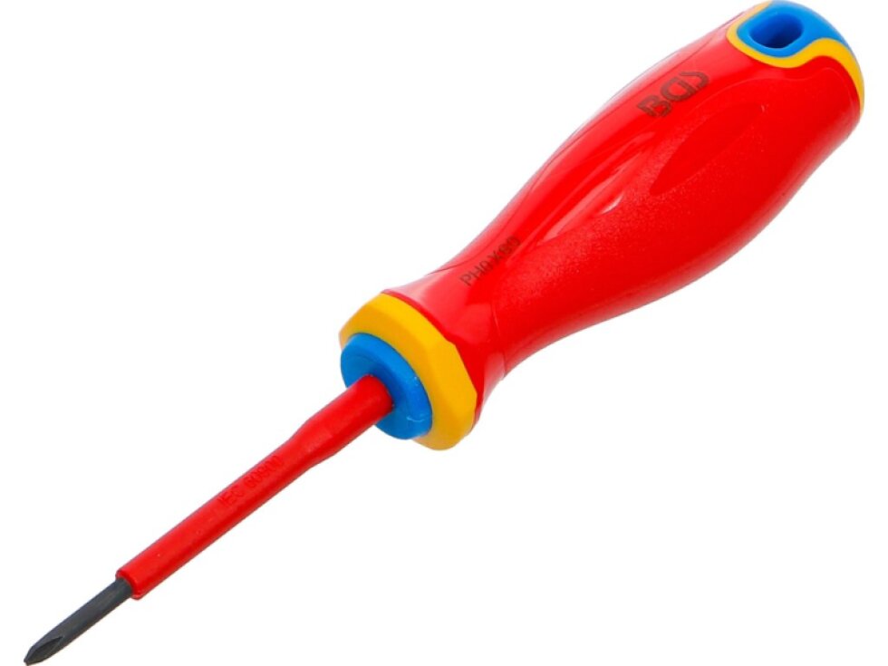 Šroubovák VDE BGS 35858 extra tenký hrot. Křížový PH0 (BGS1035858)