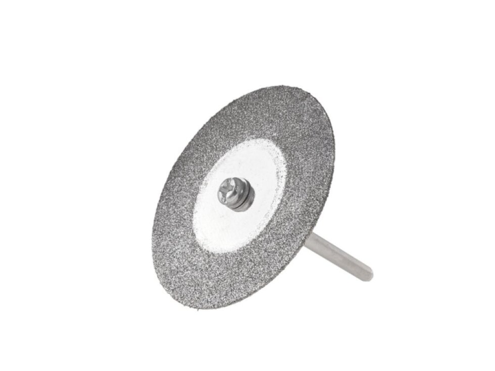 Diamantové kotouče, průměr 40 mm, se 2 stopkami, 12 ks