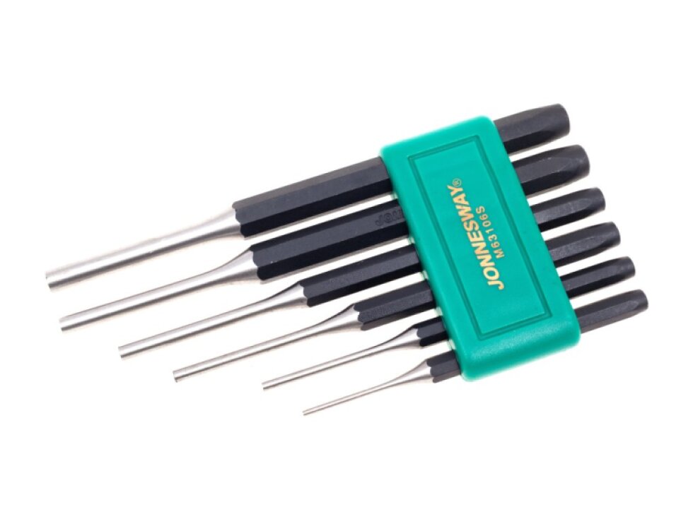 Vyrážeče čepů 2-8 mm, sada 6 ks - JONNESWAY M63106S