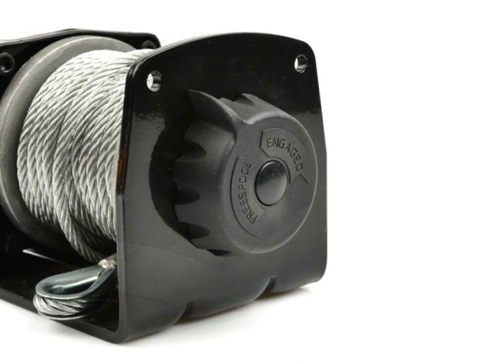 Elektrický lanový naviják 750 W/12 V, max. zatížení 907 kg, pro čtyřkolky - GEKO