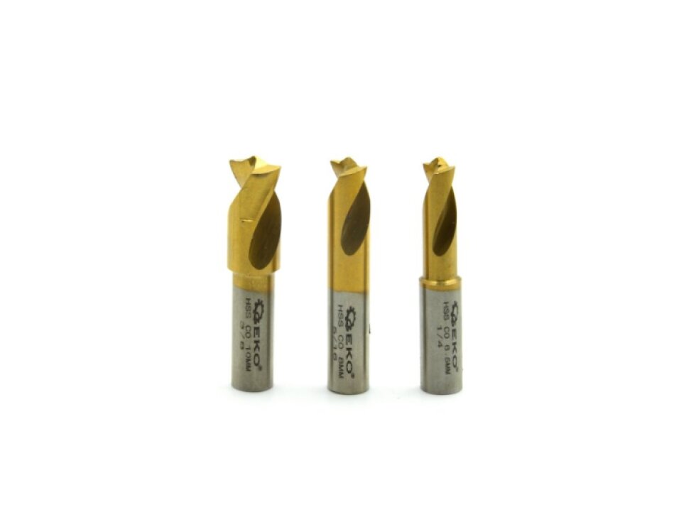 Vrtáky na bodové sváry, 6.5 - 10 mm, HSS-Co, 3 ks