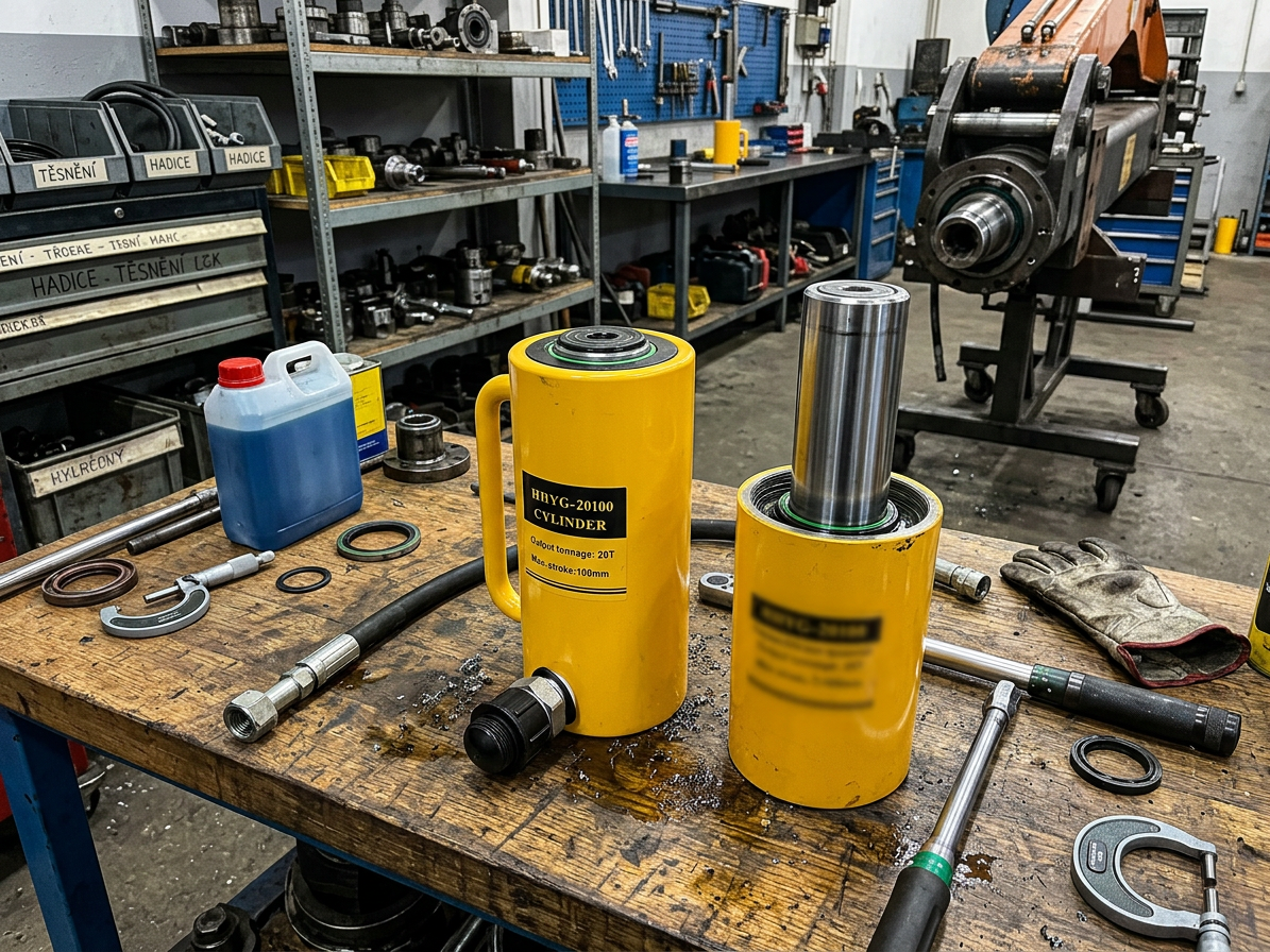 Hydraulický válec jednočinný univerzální, nosnost 20 tun - Genborx HHYG-20100