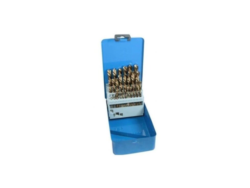 Sada vrtáků do kovu HSS, 1.5-12.7 mm, 29 ks - QUATROS QS14129A