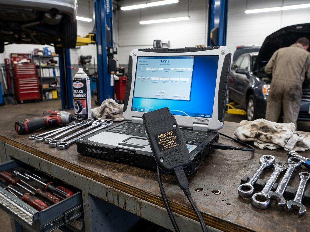 Diagnostika VAG-COM VCDS Standard 3 VIN, HEX V2 USB kabel, pro koncern VW