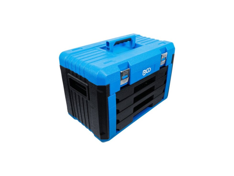 Gola sada 1/4", 3/8" a 1/2", 6hranné metrické a palcové hlavice, 300 dílů - BGS 74000