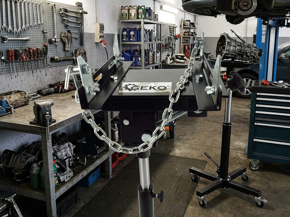 Adaptér pro pracovní zvedák převodovky, s řetízkem, nosnost 600 kg