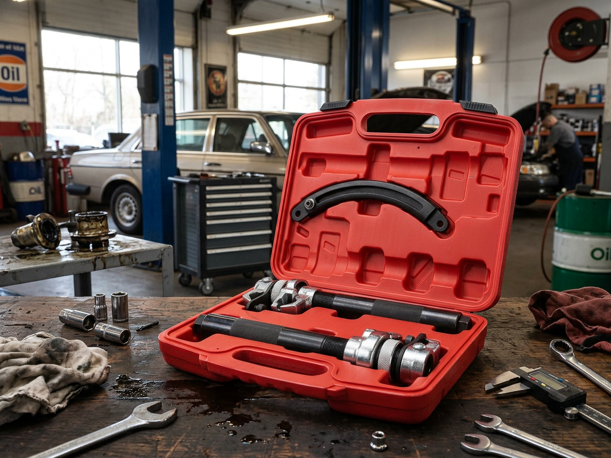 Stahovák pružin MECHANIC SPRING SET, heavy-duty, 280 mm, 2 ks - SIXTOL