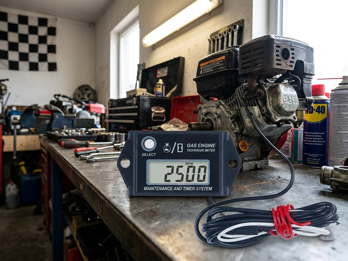 Měřič motohodin a otáček MTH15